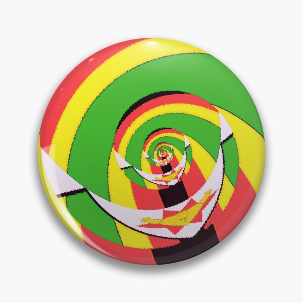 Item preview, Zimbabwe: love and pride in a unique smiling flag     designed and sold by Ralek.