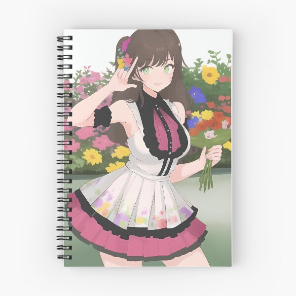 Item preview, Colorful flowers anime girl designed and sold by Veendijk.