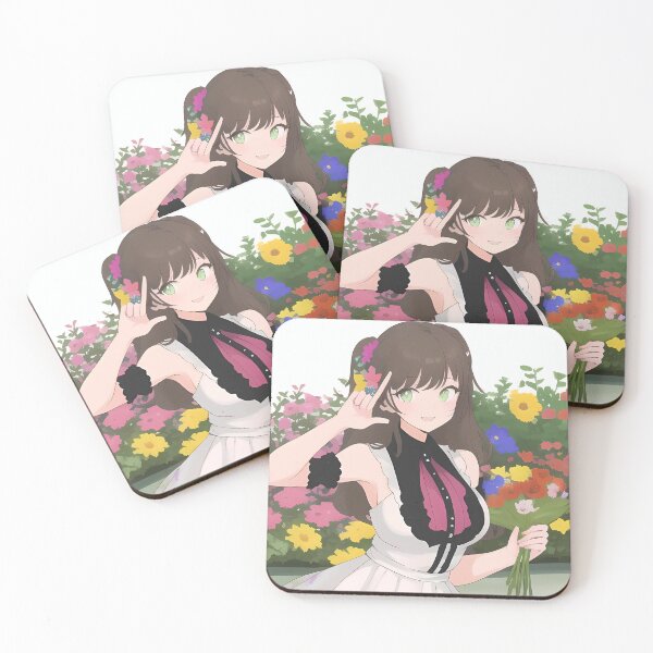 Item preview, Colorful flowers anime girl designed and sold by Veendijk.