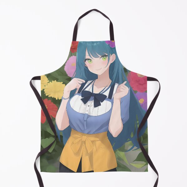 Item preview, Girl posing with flower field behind her designed and sold by Veendijk.
