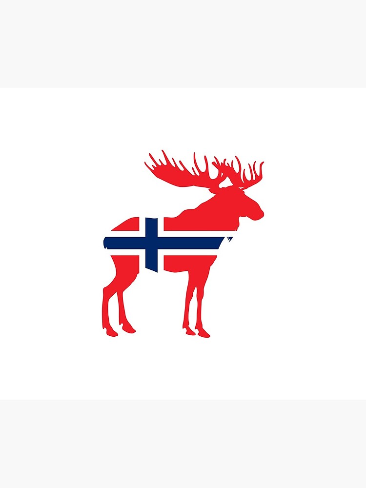 Flag Moose of Norway by fourretout