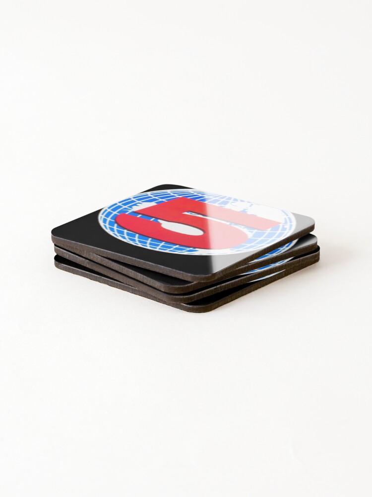 Thumbnail 4 of 5, Coasters (Set of 4), Channel 5 designed and sold by ReeceKaur.