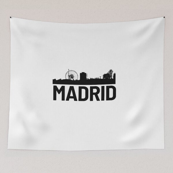 Item preview, Madrid skyline silhouette illustation designed and sold by DeluxBee.