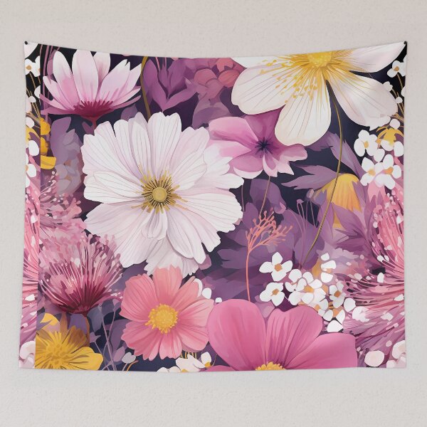 Item preview, A captivating purple flower graphic design designed and sold by Cha-house.