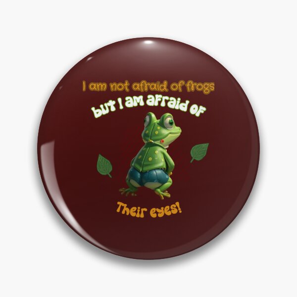 Item preview, Frog Butt afraid of scary eyes designed and sold by CarolinaShirt.