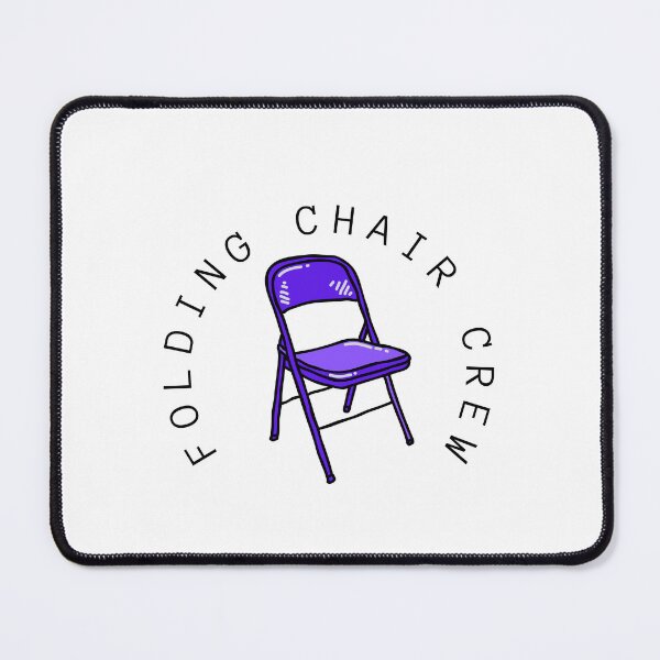 Item preview, Folding chair crew purple designed and sold by noneko04.