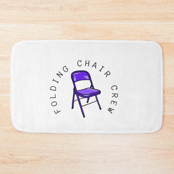 Item preview, Folding chair crew purple designed and sold by noneko04.