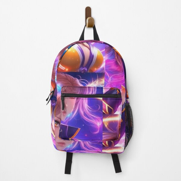 Item preview, Anime Girl in Neon: Diseño de camiseta Trendy Light Art designed and sold by AyushAIImage01.