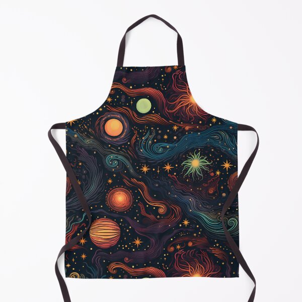 Item preview, seamless patterns, cosmos, galaxies, planets, and celestial elements designed and sold by sfwArt.