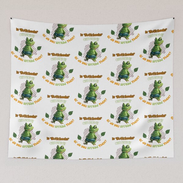 Item preview, Frog Butt Buttcheeks Spread designed and sold by CarolinaShirt.