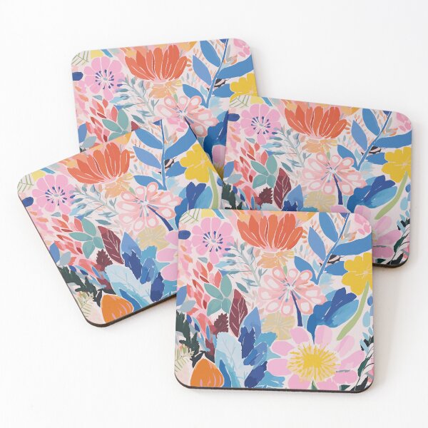 Item preview, Wildflower Abstract Whimsy Colourful Print designed and sold by meggydesigns.
