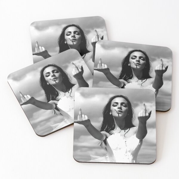 Item preview, Smoke Girl And Middle Finger designed and sold by Claudia-Braunst.