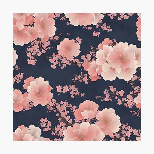 Item preview, Delicate cherry blossoms, Japanese culture designed and sold by CoolPixels.
