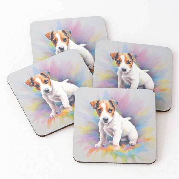 Item preview, Jack Russell Terrier baby dog painting  designed and sold by PetArt  ⭐⭐⭐⭐⭐.