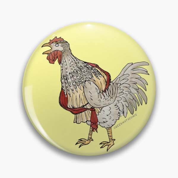 Item preview, Nestor - Iliad, Trojan war, but make it chickens (no pun) designed and sold by GreekMythComix.