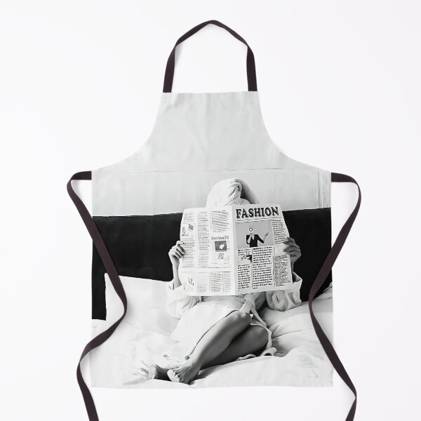 Item preview, Woman Reading Newspaper In Bed designed and sold by Claudia-Braunst.
