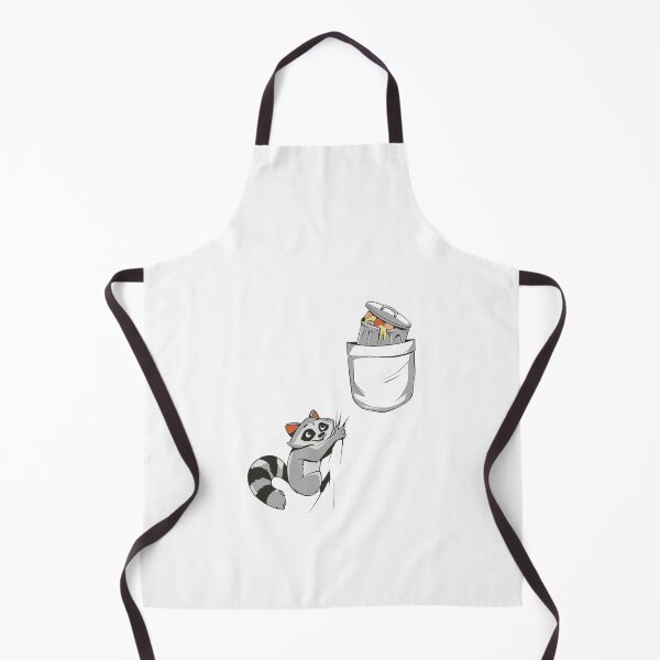 Item preview, Raccoon climbs to waste bin in pocket designed and sold by Mesyo.