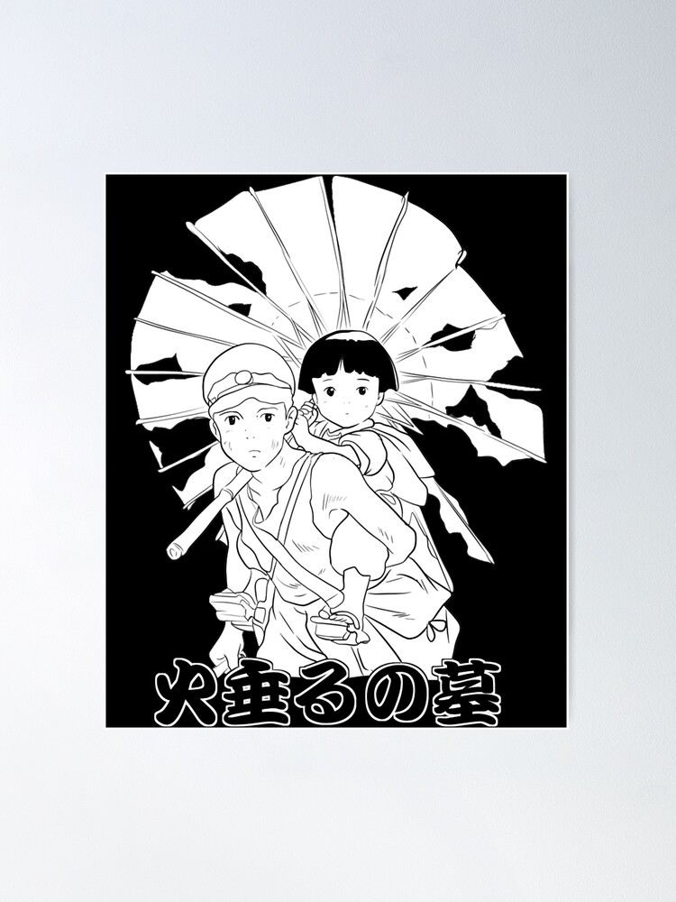 Anime Grave of the Fireflies POSTER Prints Wall Painting Bedroom