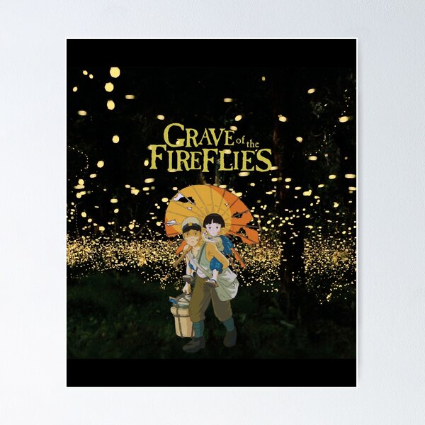 Grave of the Fireflies movie poster, they aren't all fireflies