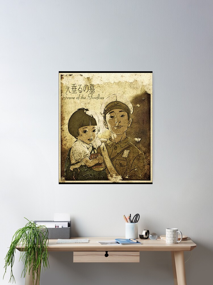 GRAVE OF THE FIREFLIES Poster for Sale by nesvaclaire