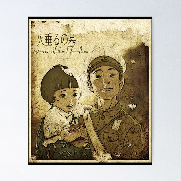 Grave of the Fireflies Animation Poster Wall Decor – Twentyonefox