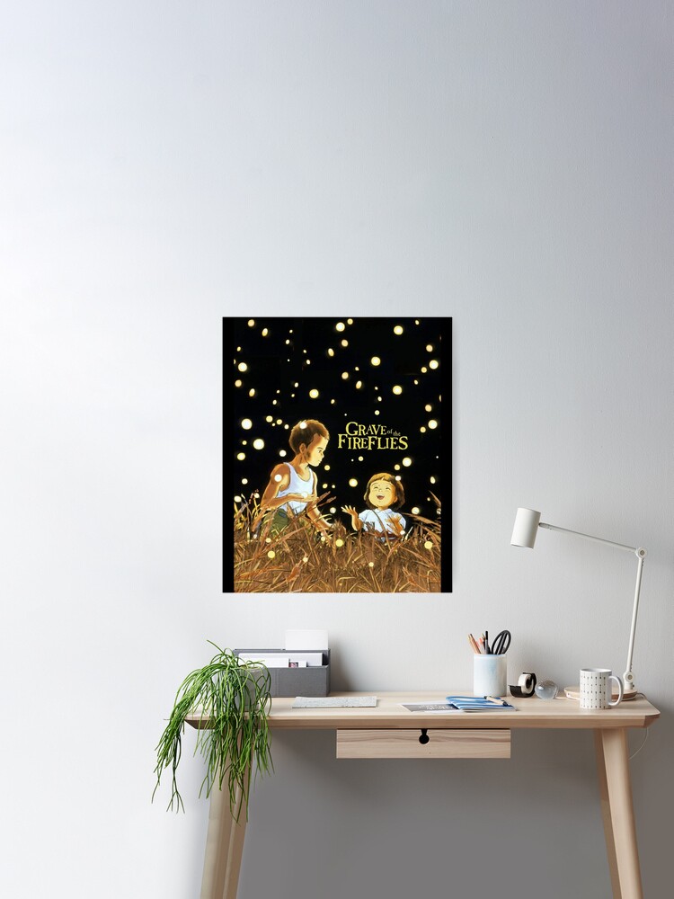 Grave of the Fireflies Silk Poster Print Wall Decor 20 x 13 Inch
