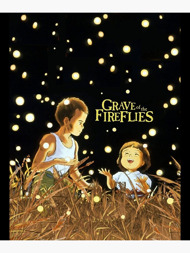 Grave Of The Fireflies - Studio Ghibli - Japanaese Animated Movie Graphic  Poster - Art Prints