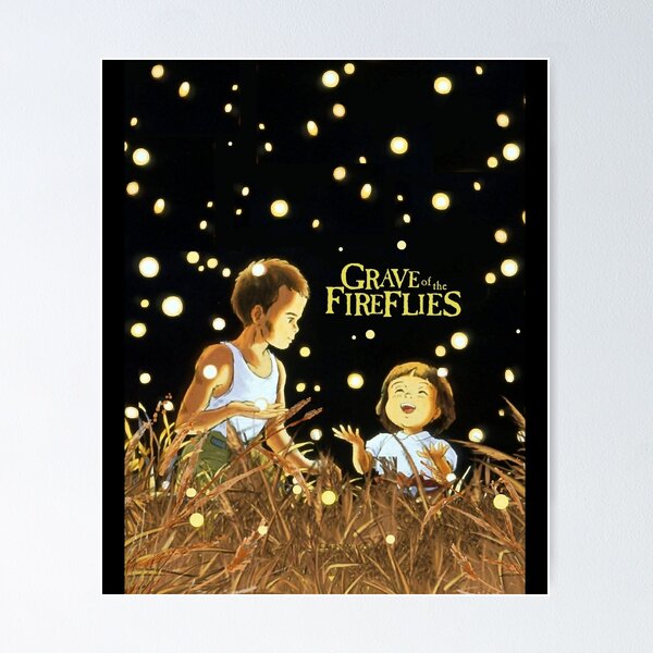 Grave of the Fireflies POSTER *AMAZING ART* Japanese Studio Ghibli Takahata