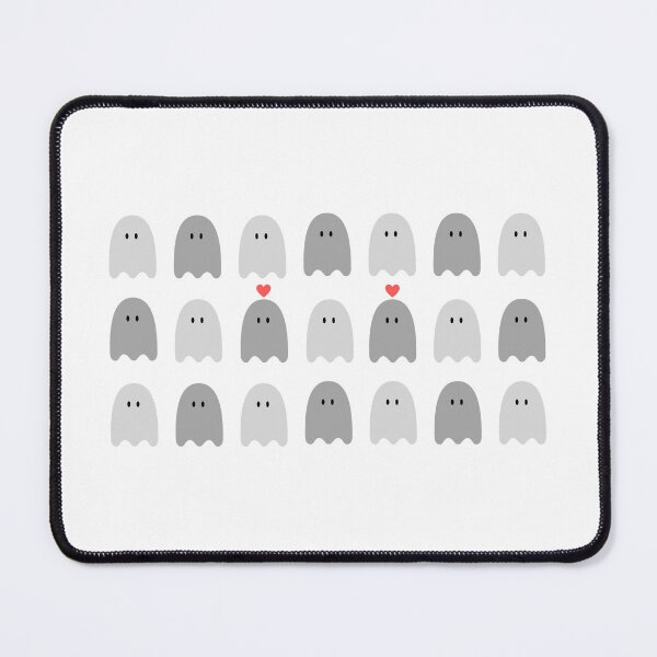 Item preview, Adorable ghost pattern with hearts for halloween designed and sold by noneko04.