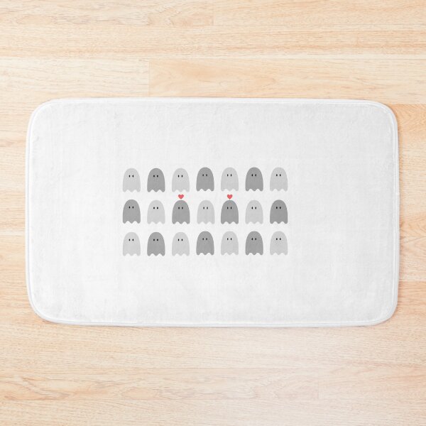 Item preview, Adorable ghost pattern with hearts for halloween designed and sold by noneko04.