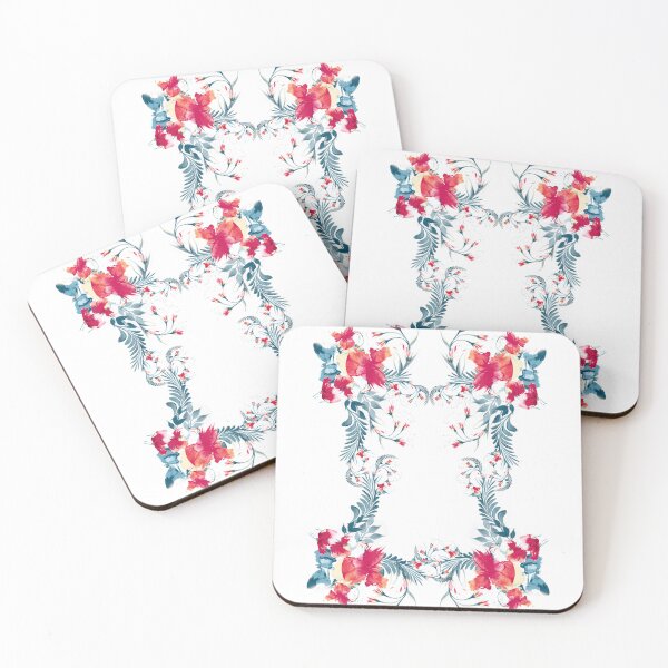 Item preview, blue, flower, floral, watercolors, rose, boho, ethnic, designed and sold by mintdiamond21.