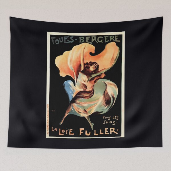 Aperçu de l'œuvre Folies Bergère LA LOIE FULLER Paris Cabaret Music Hall Danse Vintage Français créée et vendue par pyckiskkoi64.