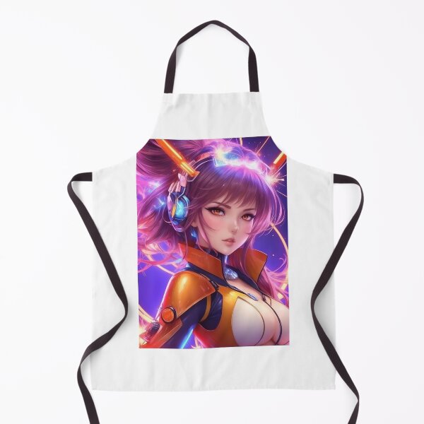 Item preview, Radiant Neon Anime Girl T-Shirt: Futuristic Style designed and sold by AyushAIImage01.