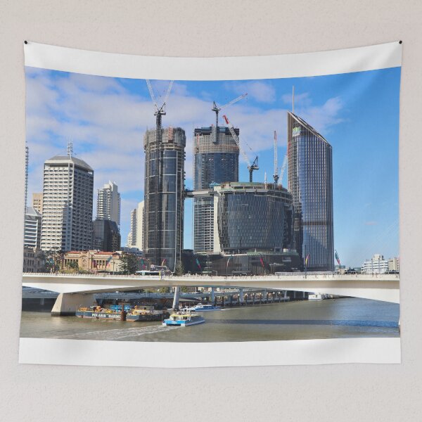 Item preview, Brisbane bridge and buildings designed and sold by FranWest.
