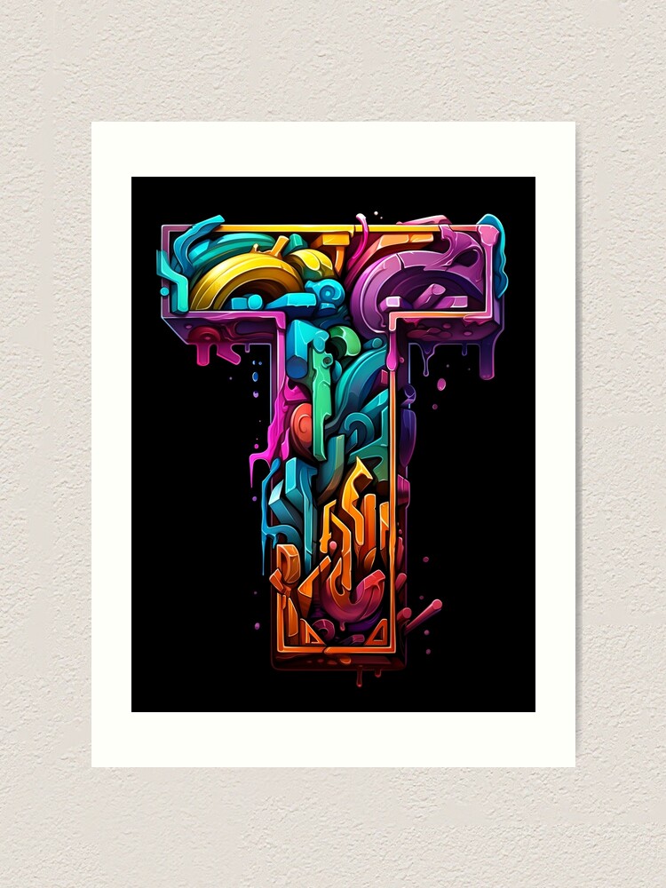 Letter T - Cool, Detailed, typography