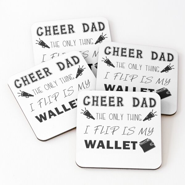 Item preview, Cheer Dad The only thing I flip is my wallet designed and sold by Mesyo.