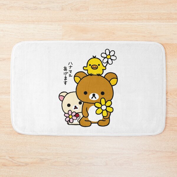Item preview, Rilakkuma, Korilakkuma, Kiiroitori And Flowers designed and sold by JulioJarvi.
