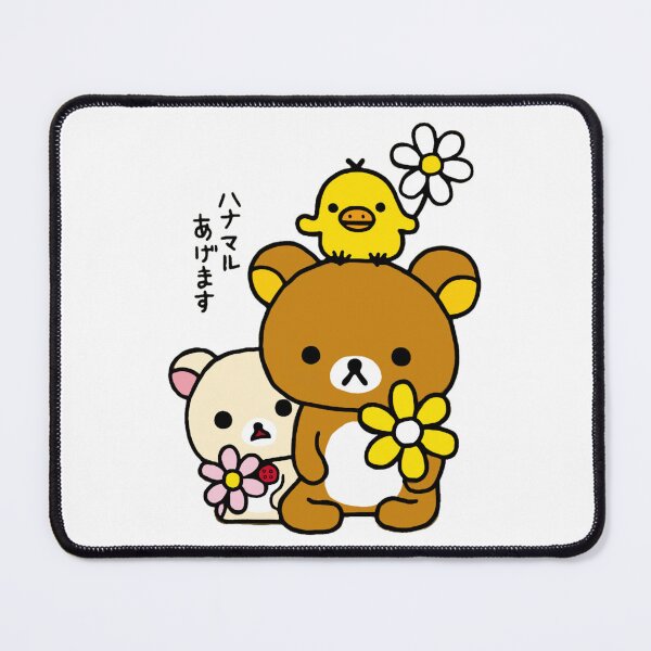 Item preview, Rilakkuma, Korilakkuma, Kiiroitori And Flowers designed and sold by JulioJarvi.