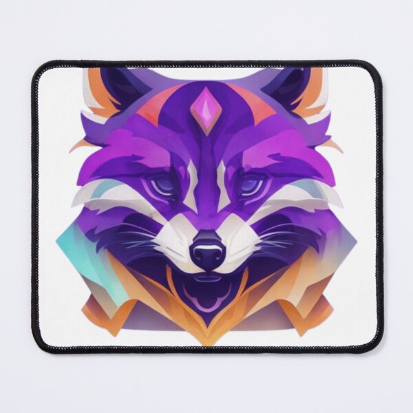 Item preview, racoon art work , geometric designed and sold by irosh madushan.
