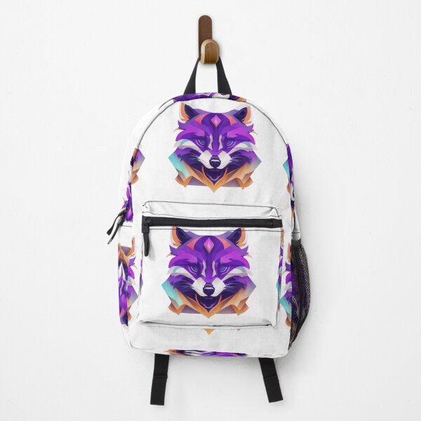 Item preview, racoon art work , geometric designed and sold by irosh madushan.