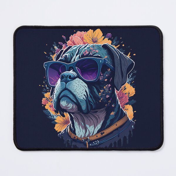 Item preview, A detailed Illustration a boxer wearing Sunglasses, Cool and Confident designed and sold by Noblegraphics.