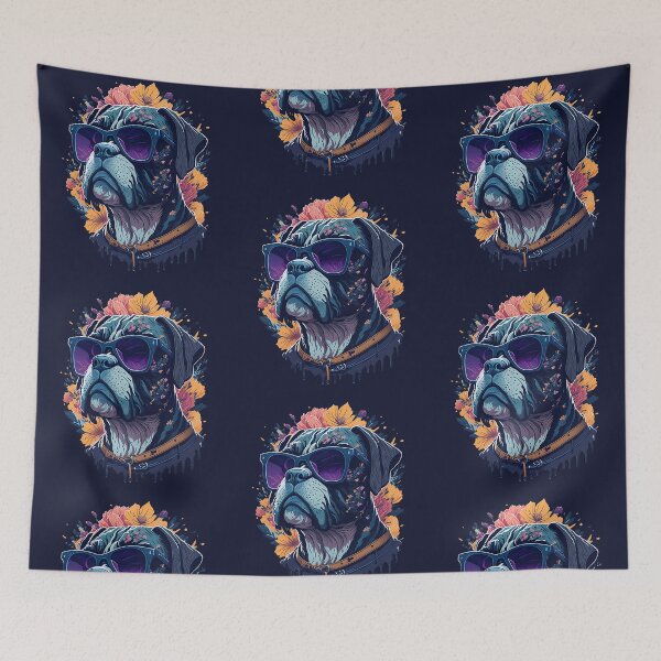 Item preview, A detailed Illustration a boxer wearing Sunglasses, Cool and Confident designed and sold by Noblegraphics.