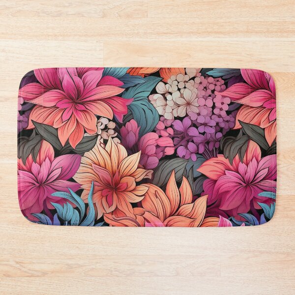 Item preview, Seamless Vibrant Flower Backgrounds, premium style designed and sold by sfwArt.