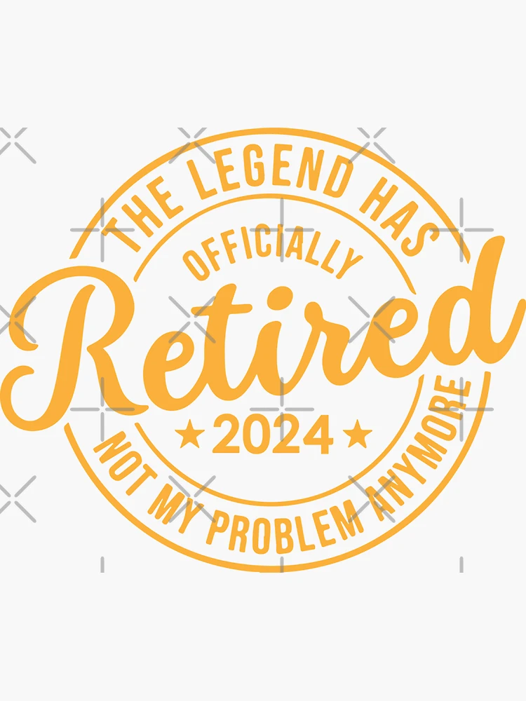 Officially Retired 2024 T Shirt Funny Retirement Him Gifts for Grandad Dad  Mens