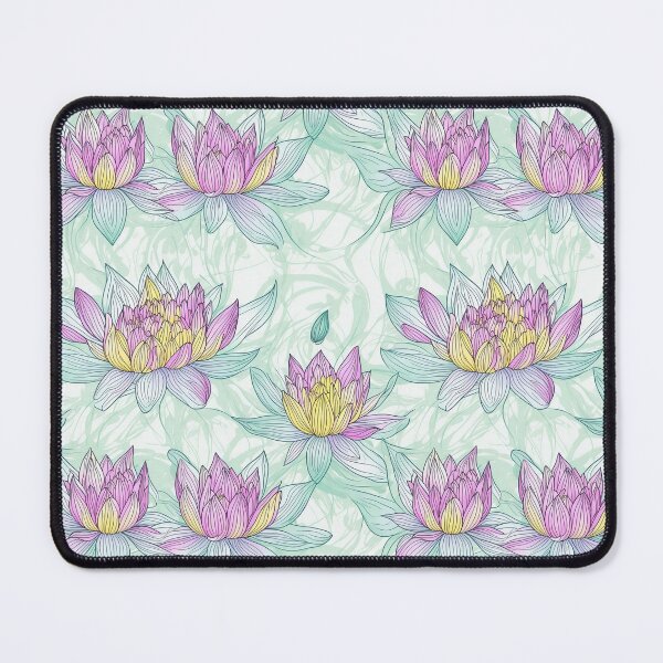 Item preview, Water Lily flowers pattern designed and sold by CoolPixels.