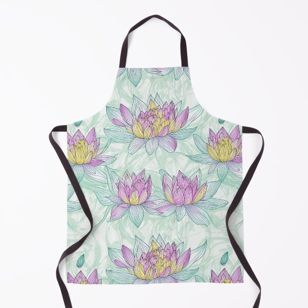 Item preview, Water Lily flowers pattern designed and sold by CoolPixels.
