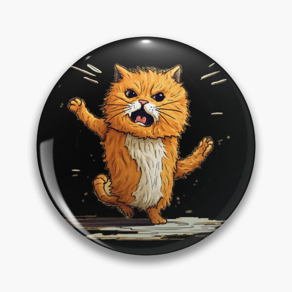 Aperçu de l'œuvre  Tater Tot Cat Chat drôle créée et vendue par Lab4YourStyle.