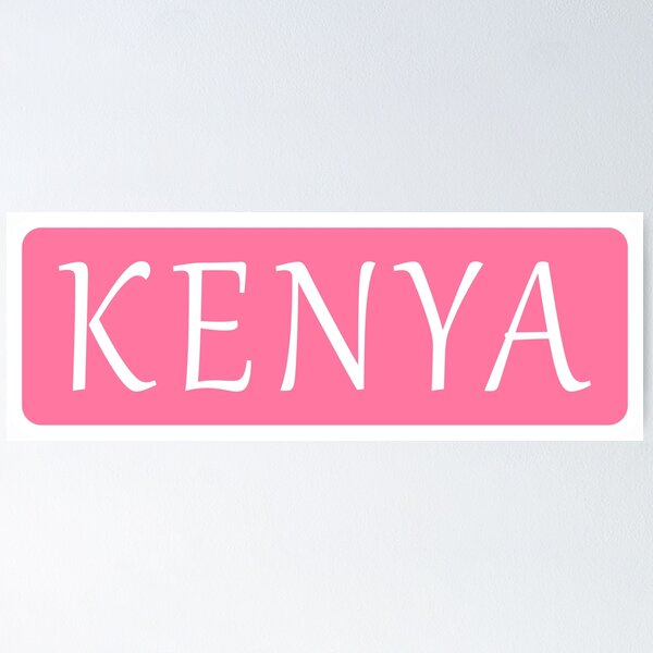 Aperçu de l'œuvre Nom du Kenya créée et vendue par Jeallan Designs.