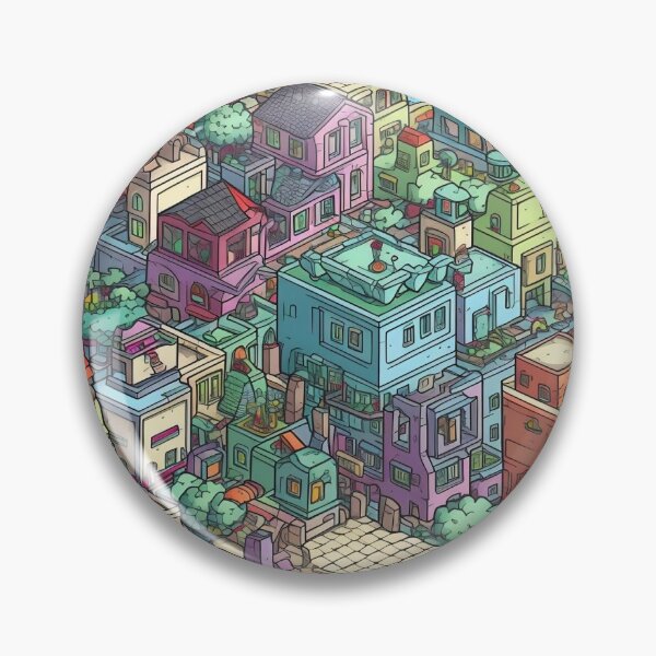 Item preview, Pixel City designed and sold by Art--Gallery.