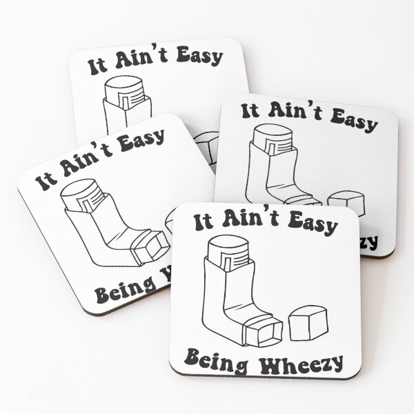 Item preview, It Ain't Easy Being Wheezy Asthma Inhaler designed and sold by AITeeGenius.